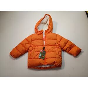 Ozark Trail Toddler Orange Puffer Jacket - Size 18M - NWT